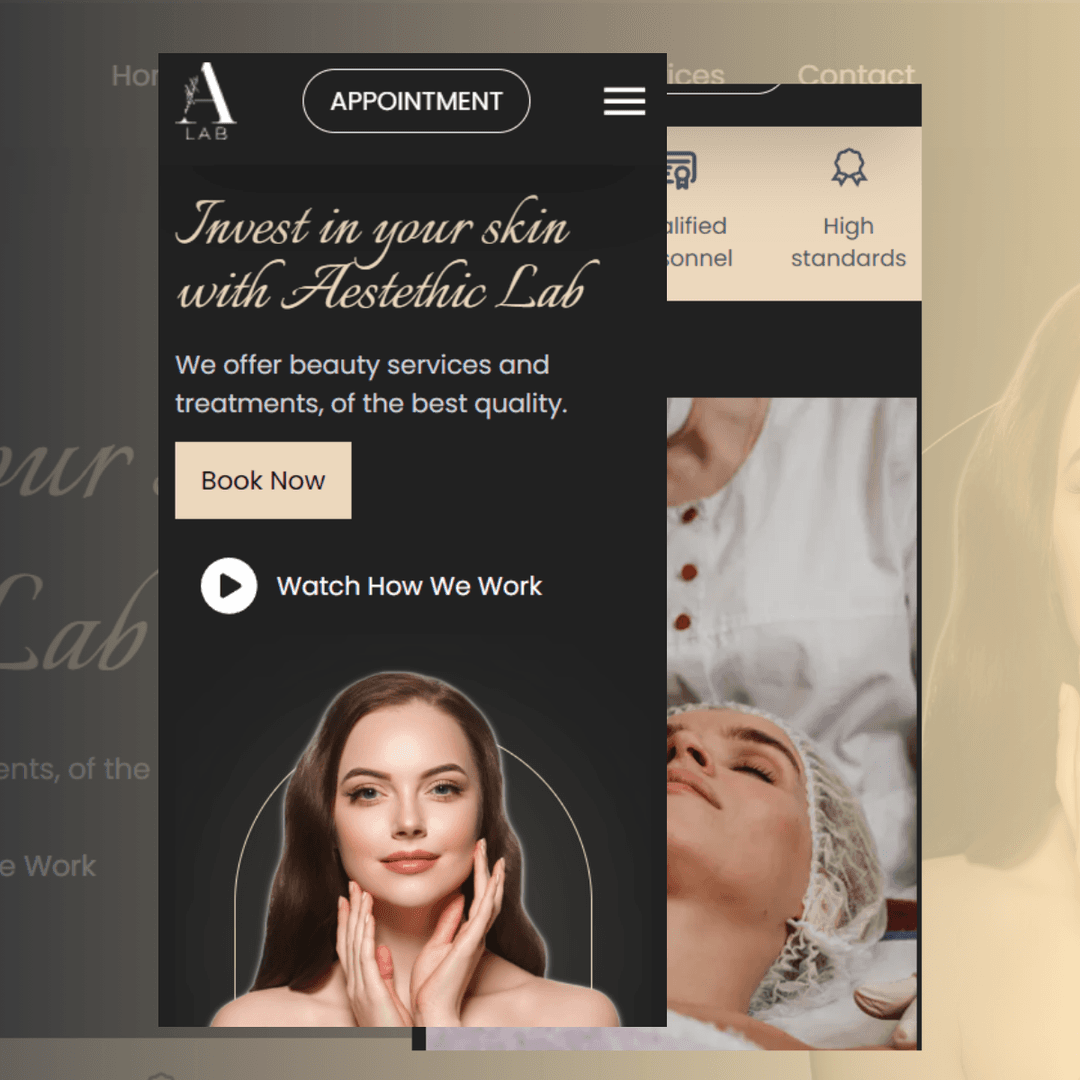 Makeup Artist Landing Page