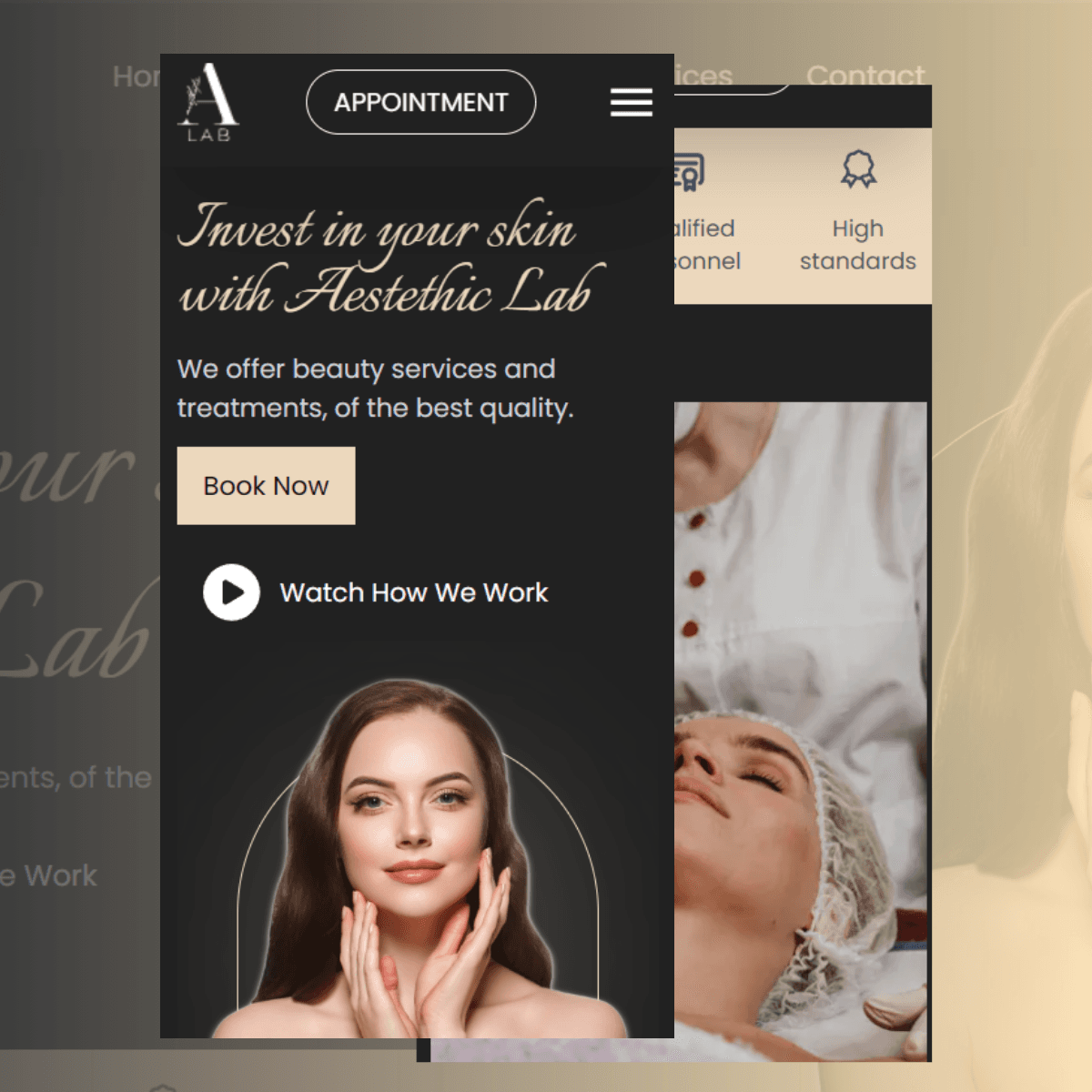 Makeup Artist Landing Page