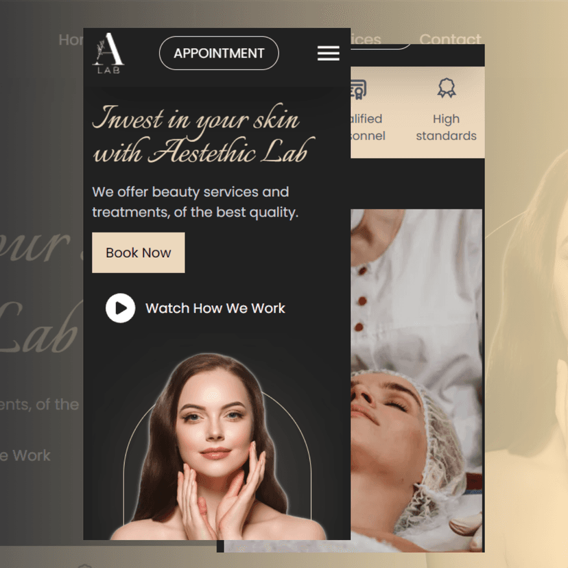 Makeup Artist Landing Page